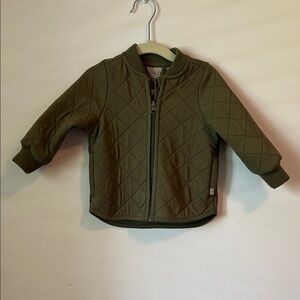 Olive Wheat Kids Thermo Jacket